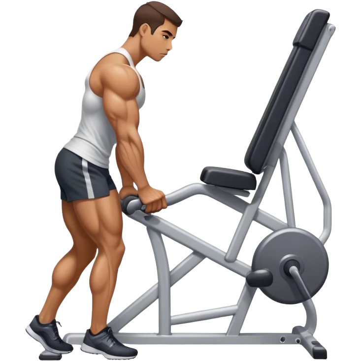 side-view triceps-machine exercise emoji
