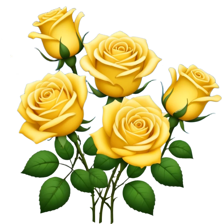 Good night stars with yellow roses emoji