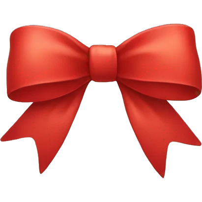 red bow emoji