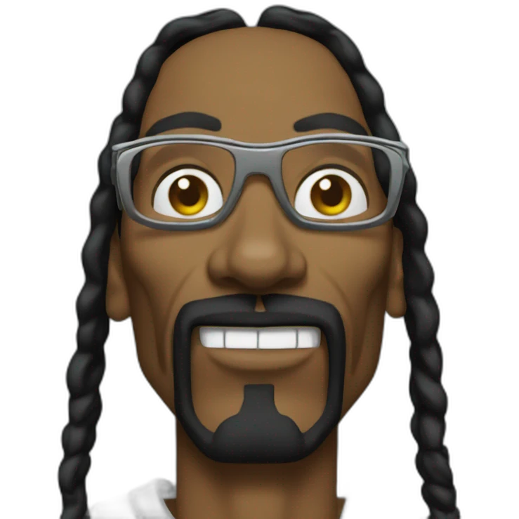 Snoop dogg somking emoji