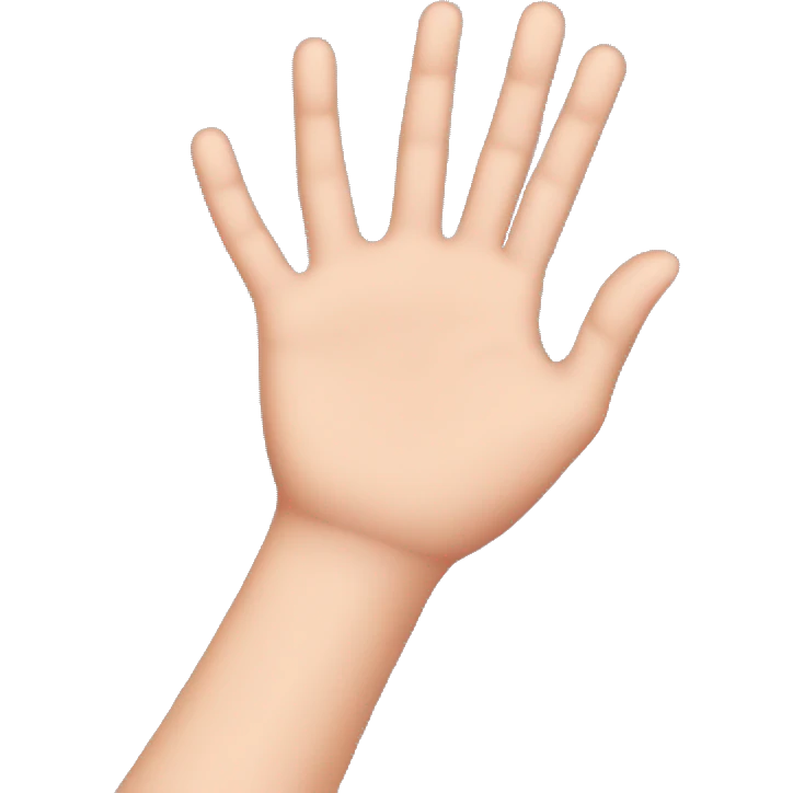 Girly hand emoji