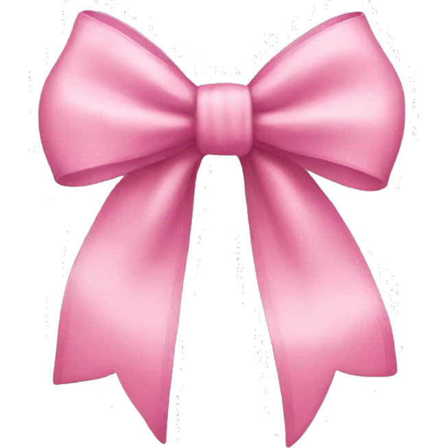 pink bow emoji