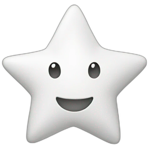 White star emoji