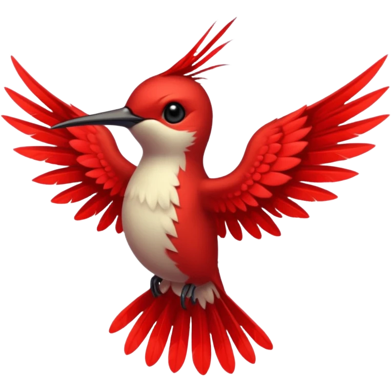 creppy demon like hummingbird with very long wings  emoji