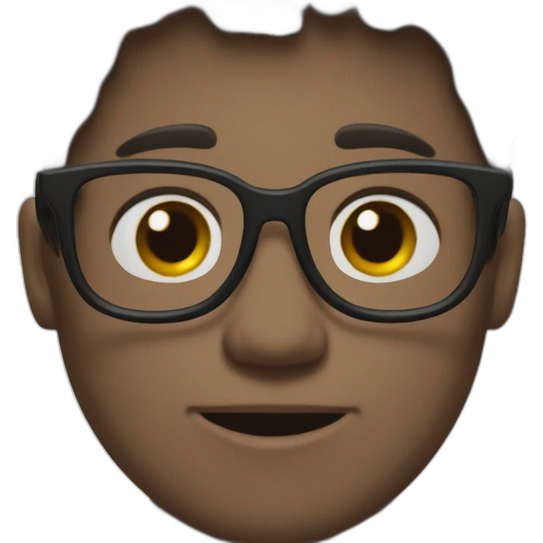 INTP boy with glasses emoji