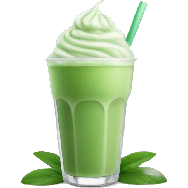 iced matcha latte emoji