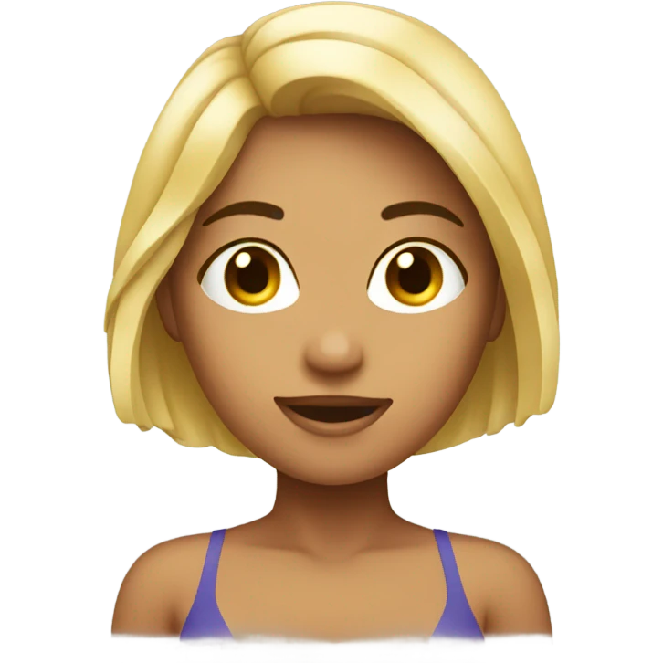 Female wearing bikini emoji