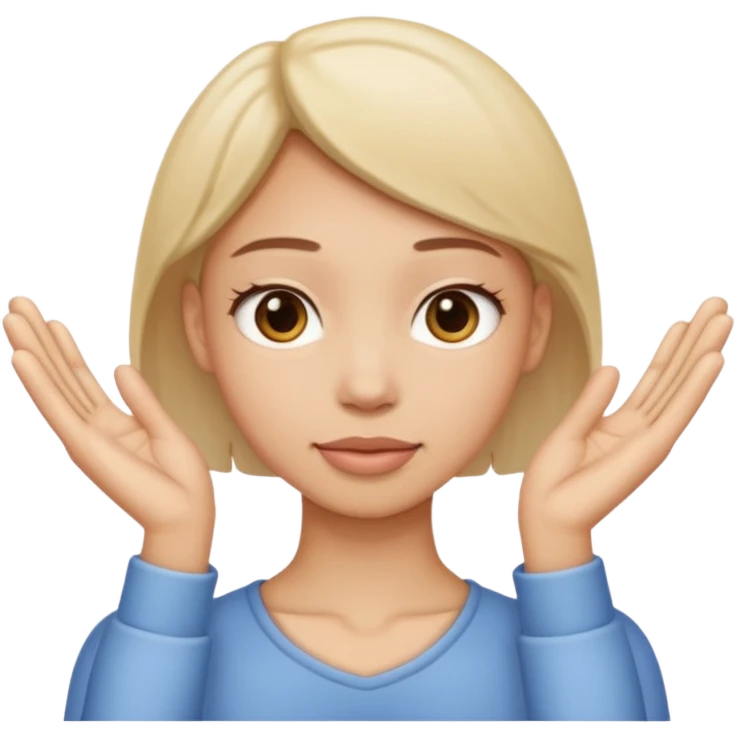 Hands around neck emoji emoji