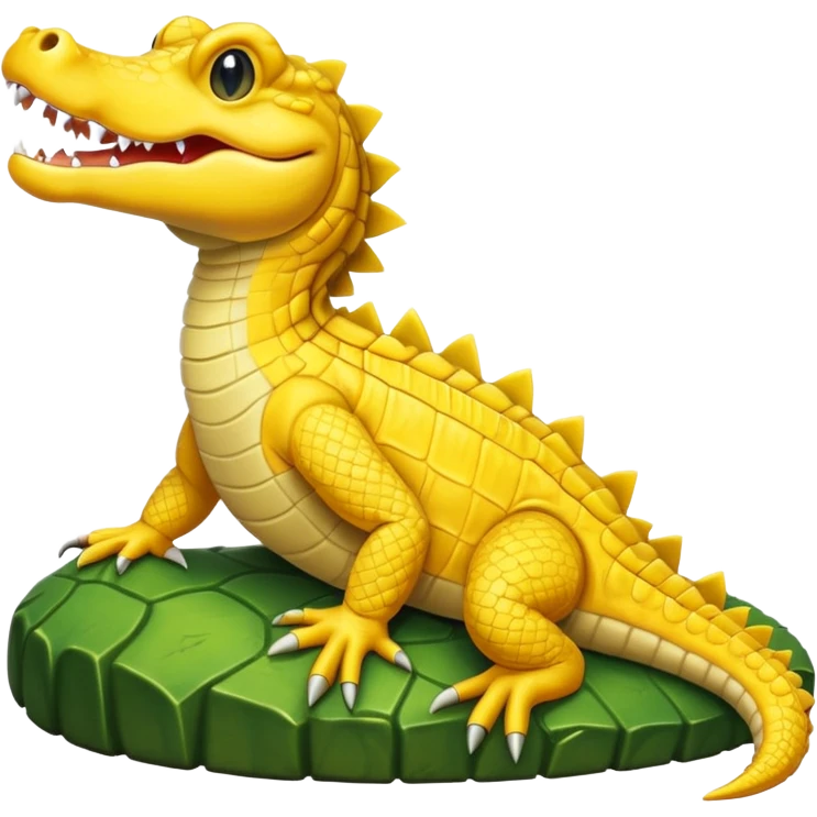 Yellow croc  emoji