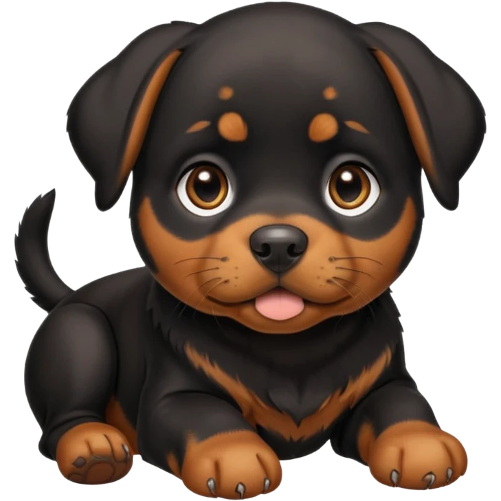 Rotwiller puppy emoji