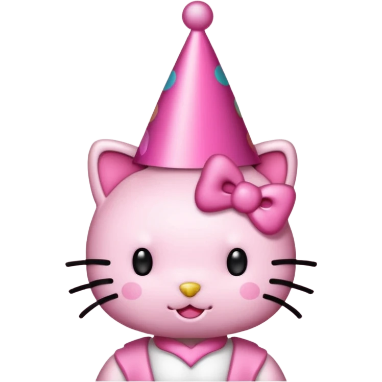 Hello kitty saying happy 17th birthday  emoji