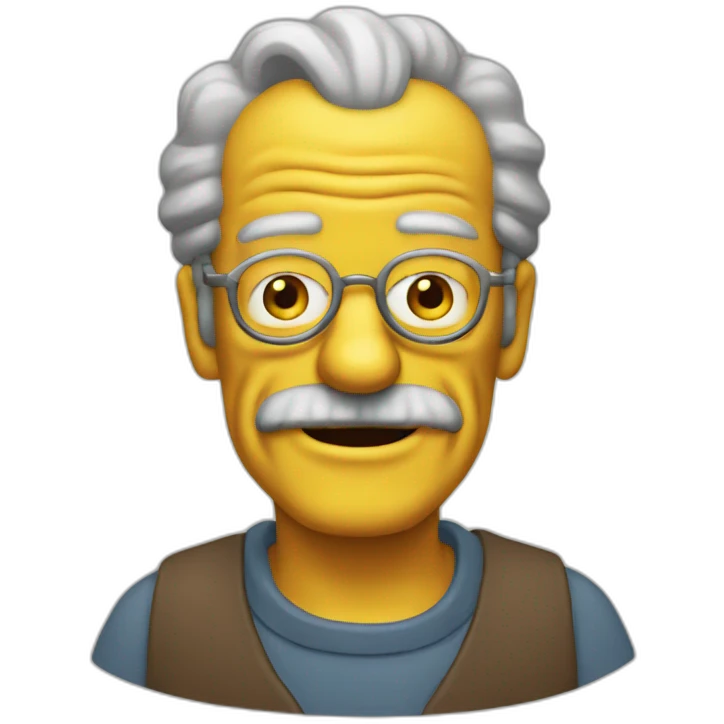 Grandfather Simpson emoji
