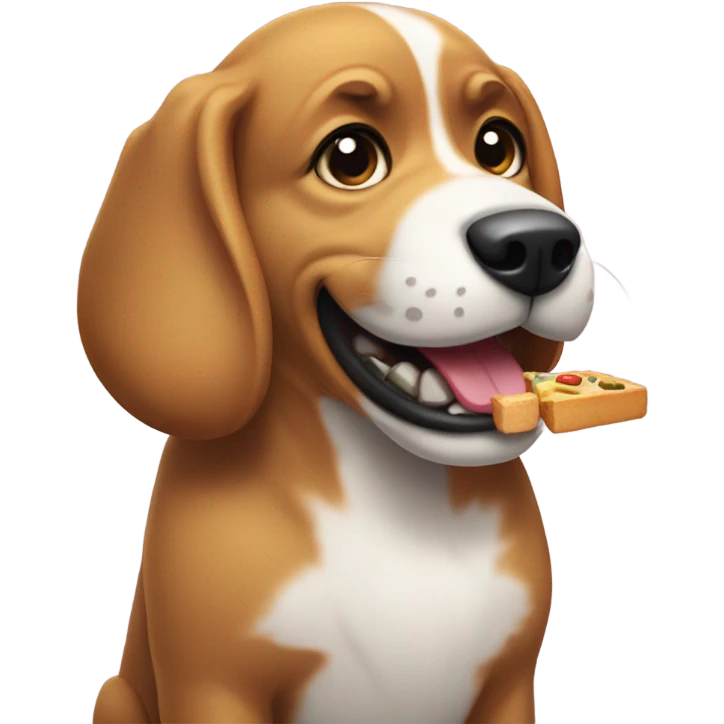 Dog eating Nintendo switch emoji