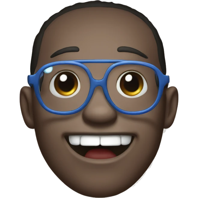 Stitch With glasses ￼ emoji