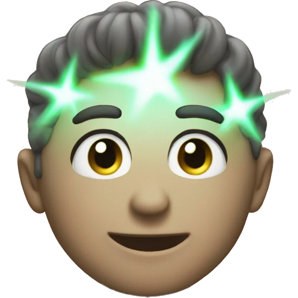 a glowing effect emoji for the discord owner role emoji