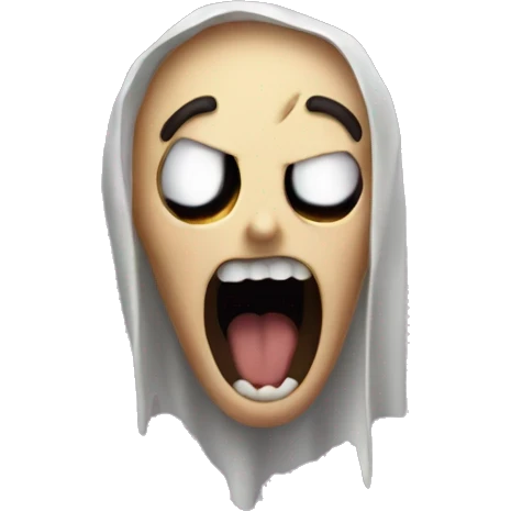 Scream emoji