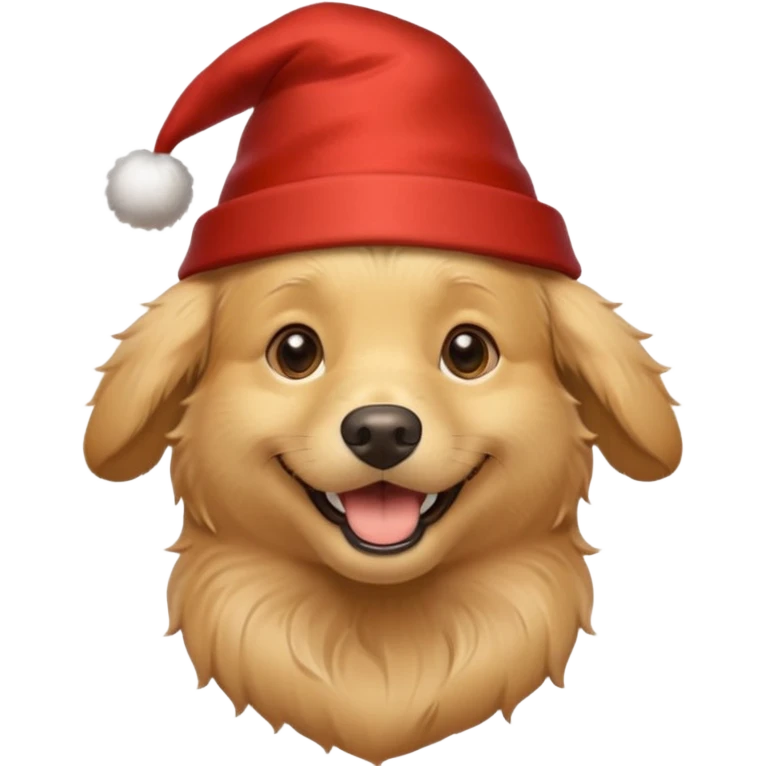 Dog in new yaer hat emoji