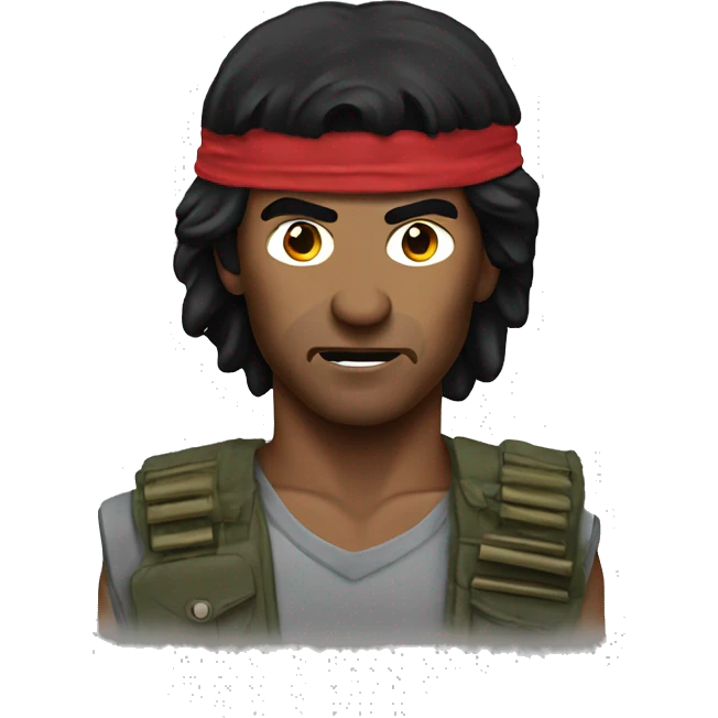 First Blood Rambo emoji