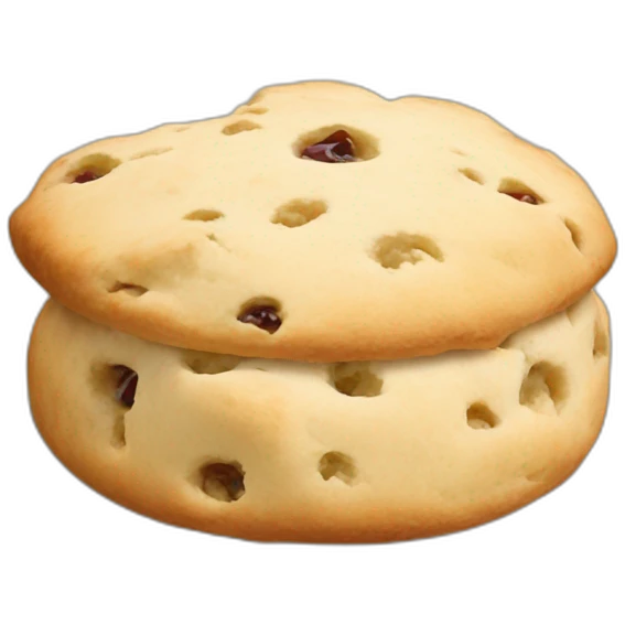 plain scone emoji