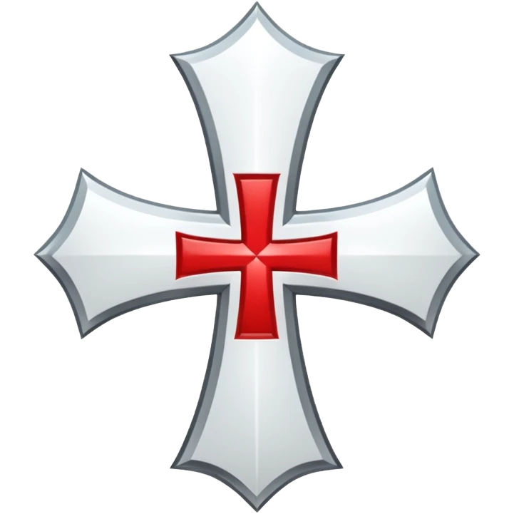 Knights Templar cross emoji