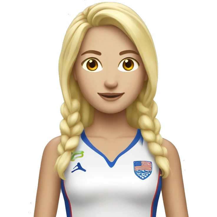 summer olympic soccer blonde emoji