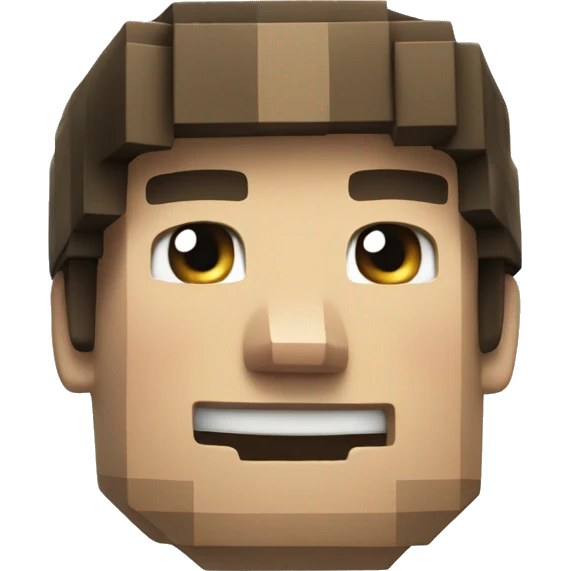 minecraft steve smiling emoji