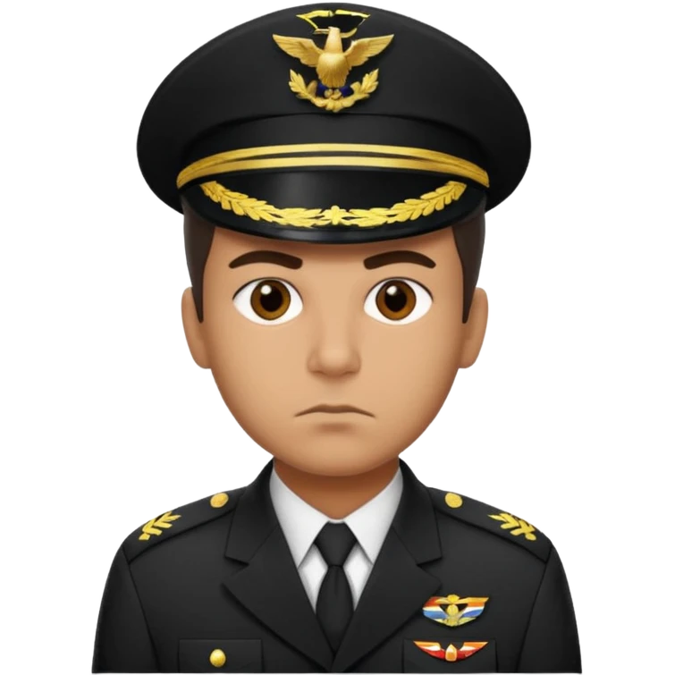 crie emojis de um militar do corpo de fuzileiros navais do brasil com cara de mau emoji