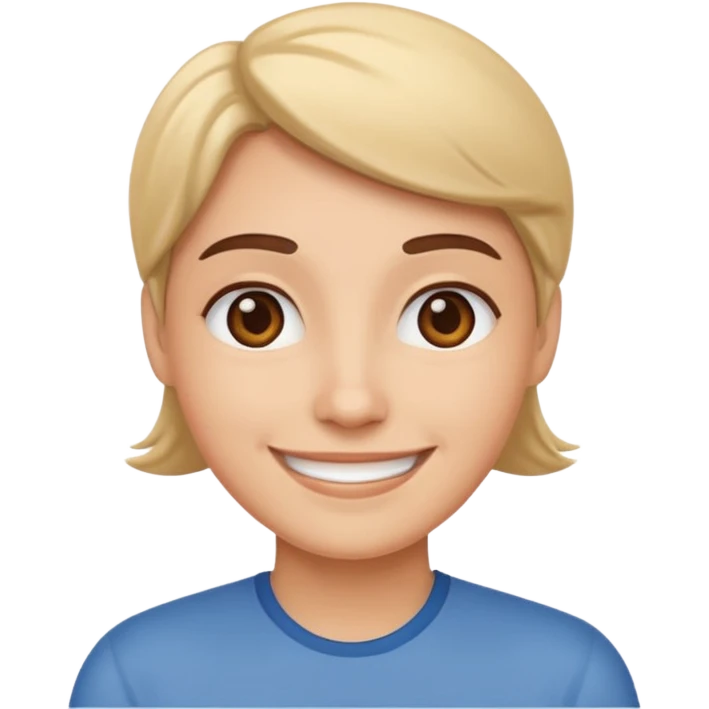 Friendl, helper, one person emoji