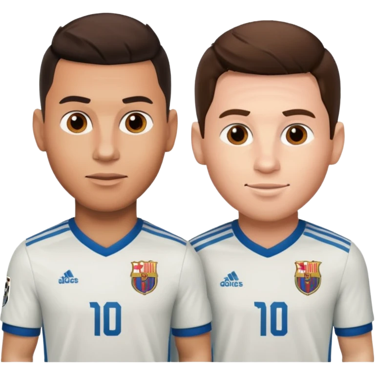 Ronaldo ve Messi yan yana olsun emoji