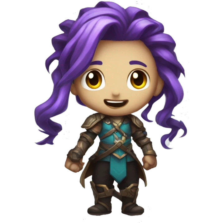 Jinx from arcane holding hextech emoji