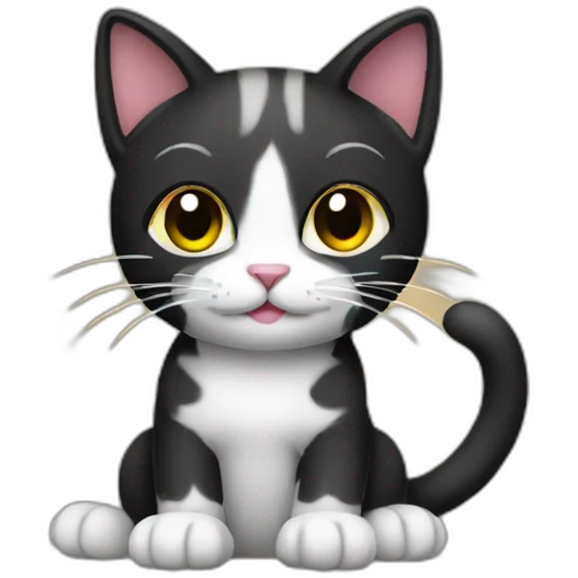 cat lgbt+ black emoji