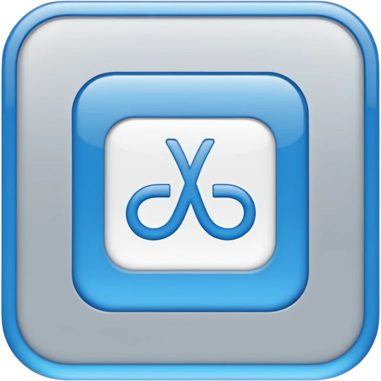 A flat vector emoji icon representing translation between Arabic and Spanish. Two overlapping squares: the front square is blue with a white letter 'A', the back square is light gray with the white Arabic letter 'ع' (Ain). Minimalist design, rounded corners, high quality, white background. emoji