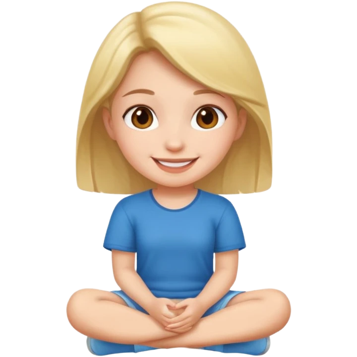 girl sitting emoji