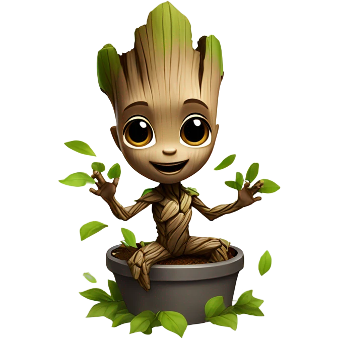 Baby Marvel groot emoji