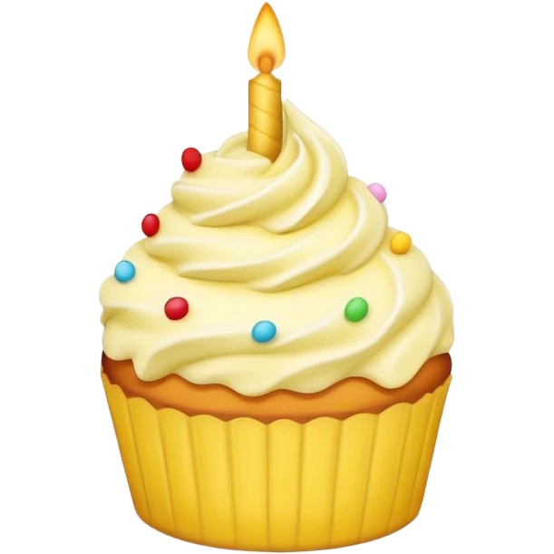 cute yellow cake emoji