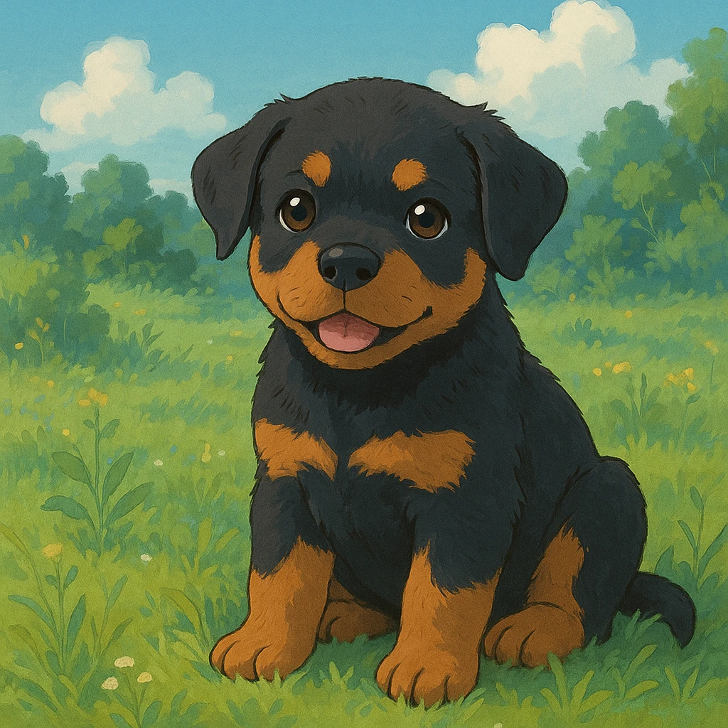 rottweiler puppy emoji