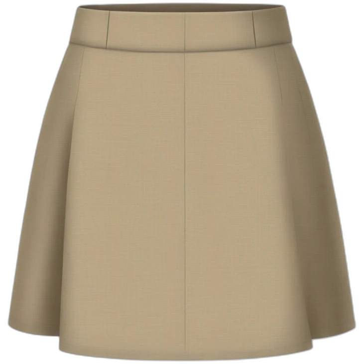 ventral view skirt emoji