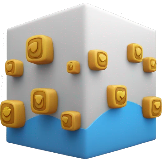 logo of the social network instagram, in 3d format emoji