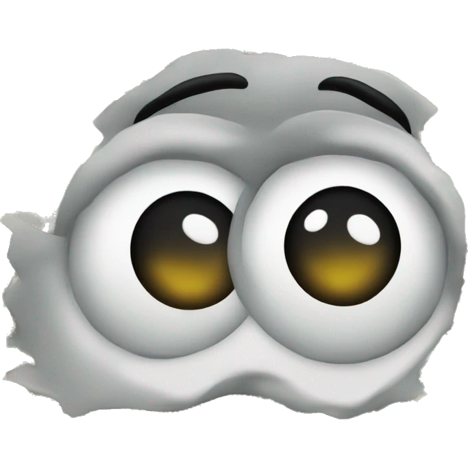 create an eyes emoji with dollar signs on top of the eyes. the emoji should only contain the eyes and the dollar sign nothing else emoji