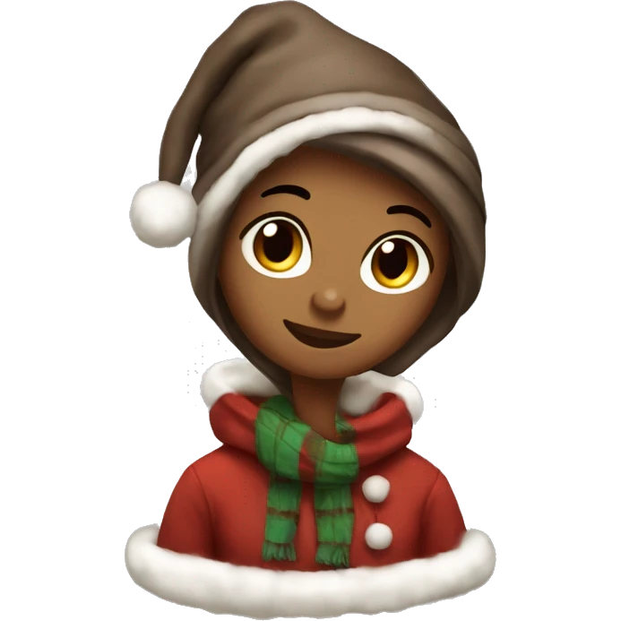 Winter cozy Christmas Brown  emoji
