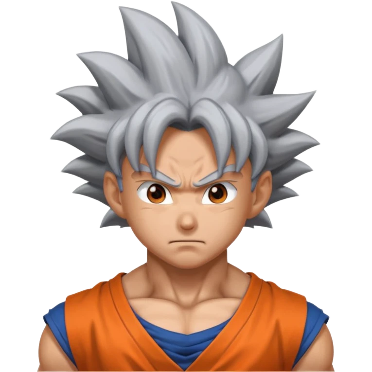 Goku Grey hair emoji
