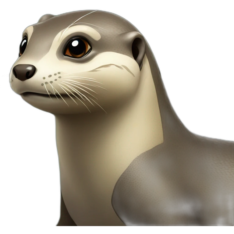 Loutre sur tortues emoji