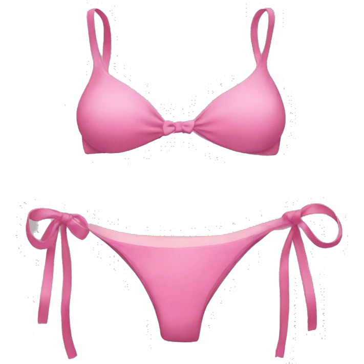 pink bikini  emoji
