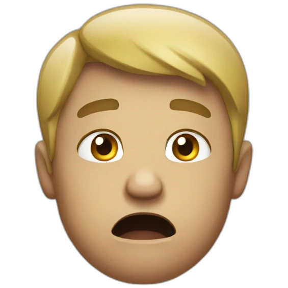 Frustrated  emoji