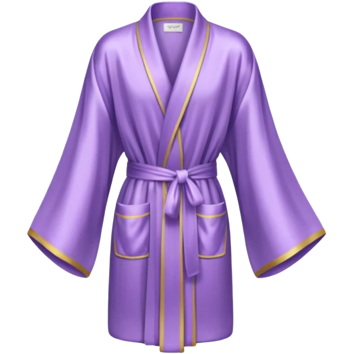 Light purple silk robe emoji