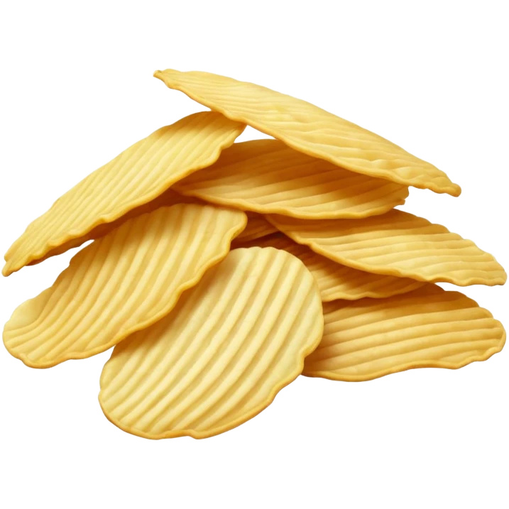 turquoise colored potato chips emoji