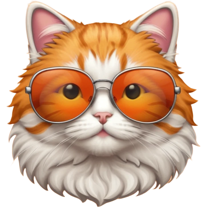 Cat wearing sunglasses emoji