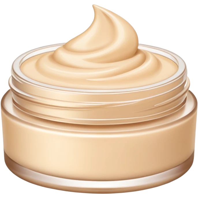 The makeup cream only has a cream form. emoji