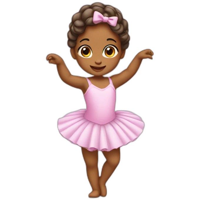 Bébé danseuse classique  emoji
