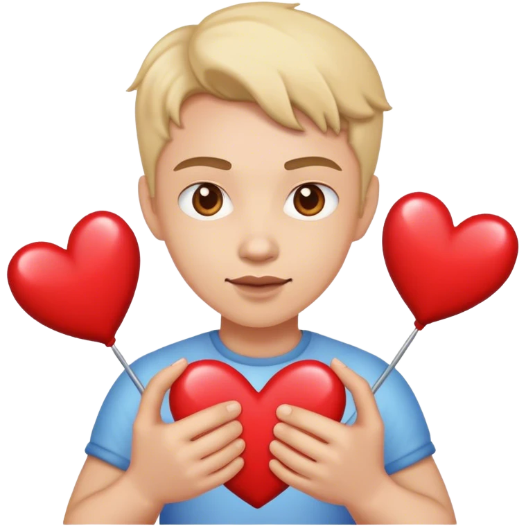 Nice but feisty with hearts emoji